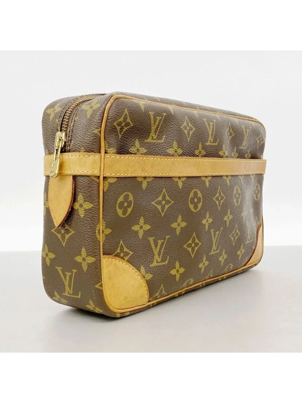 Louis Vuitton Clutch Monogram Compiegne 28 Brown